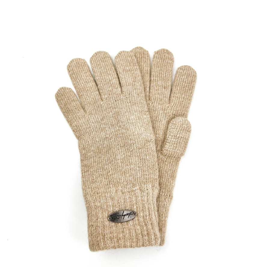 Рукавички жіночі в'язані вовна бежеві JUTTA 965-370, фото 1