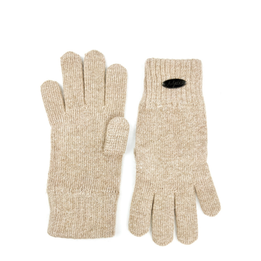Рукавички жіночі в'язані вовна бежеві JUTTA 965-370, фото 2