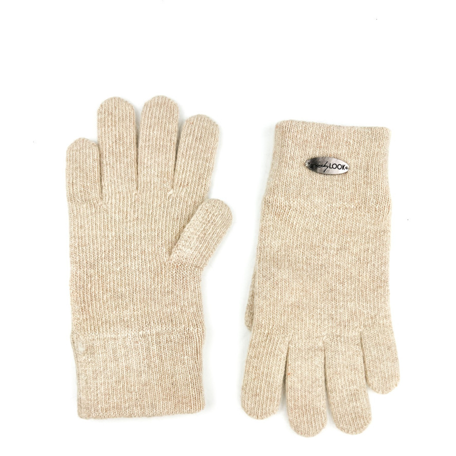 Перчатки женские вязаные шерсть бежевые JUTTA 965-387, фото 2