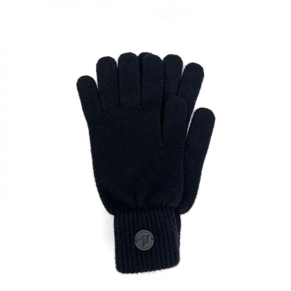 Рукавички чоловічі в'язані віскоза чорні CELINE 258-020