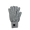 Рукавички чоловічі в'язані віскоза сірі CELINE 258-037
