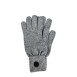 Рукавички чоловічі в'язані віскоза сірі CELINE 258-037, фото 1
