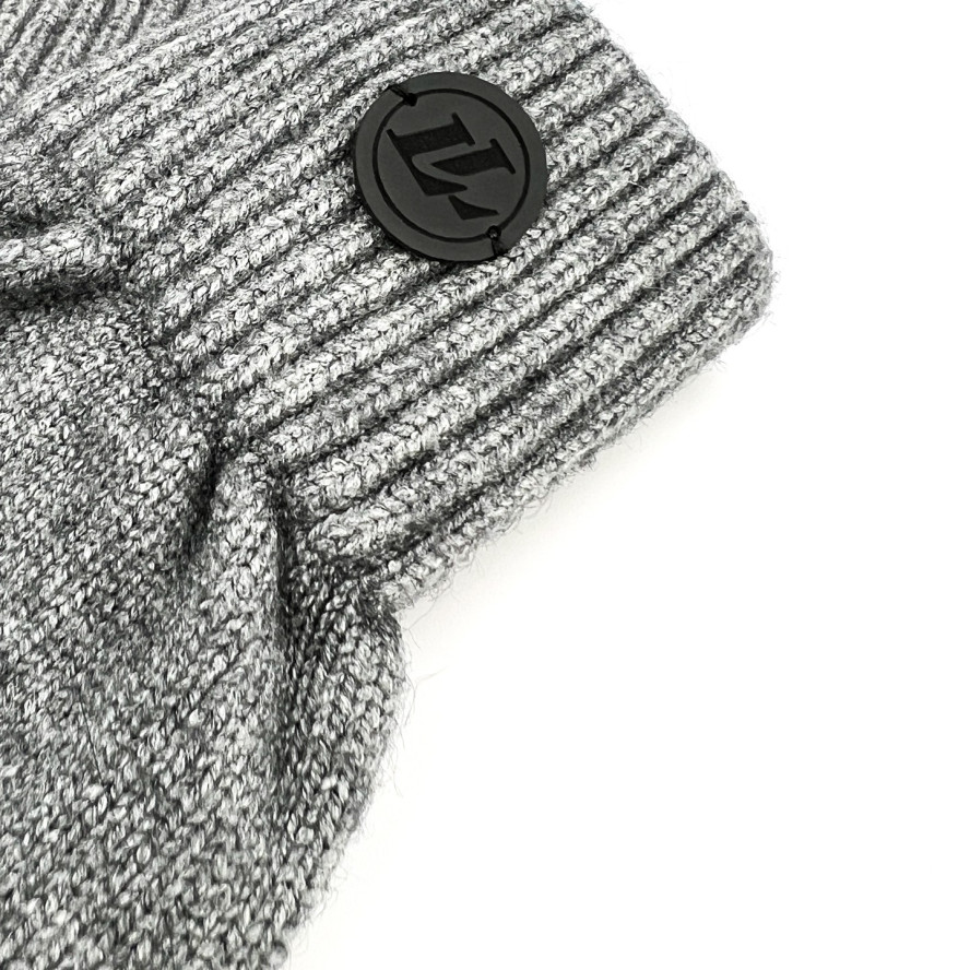 Рукавички чоловічі в'язані віскоза сірі CELINE 258-037, фото 3