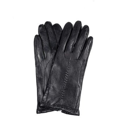 Рукавички жіночі шкіра чорні ФІСЛВІТ 324-329 Рукавички жіночі шкіра чорні ФІСЛВІТ 324-329