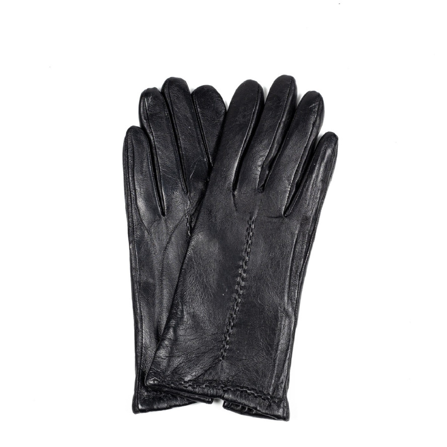 Рукавички жіночі шкіра чорні ФІСЛВІТ 324-329, фото 1