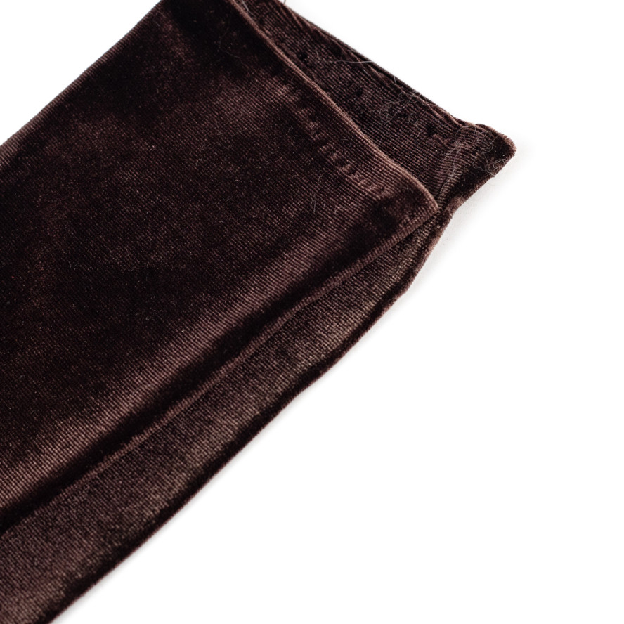 Рукавички жіночі довгі велюр коричневі ХЕЛЕН 688-804, фото 5