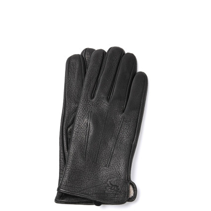 Рукавички чоловічі шкіра чорні ГРЕГ 951-372 Рукавички чоловічі шкіра чорні ГРЕГ 951-372