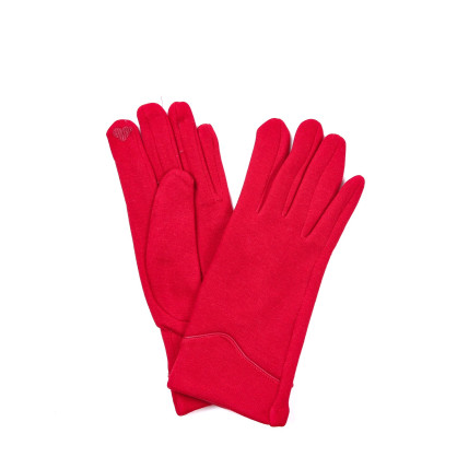 Рукавички Smart Touch жіночі комбіновані червоні ЛЮПЕР 960-467 Рукавички Smart Touch жіночі комбіновані червоні ЛЮПЕР 960-467