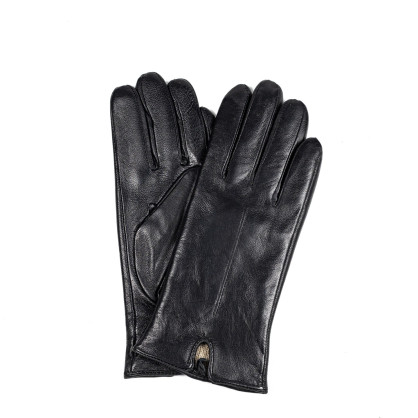 Рукавички сенсорні жіночі шкіра чорні УНА 981-660 Рукавички сенсорні жіночі шкіра чорні УНА 981-660