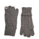 Рукавички Smart Touch жіночі в'язані вовна з акрилом сірі ДЖУЛІ 023-567, фото 3
