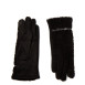 Рукавички Smart Touch жіночі штучне хутро каракуль / екозамш чорні ЕЛІЗ 238-466, фото 2