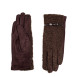 Рукавички Smart Touch жіночі штучне хутро каракуль / екозамш коричневі ЕЛІЗ 585-287, фото 2