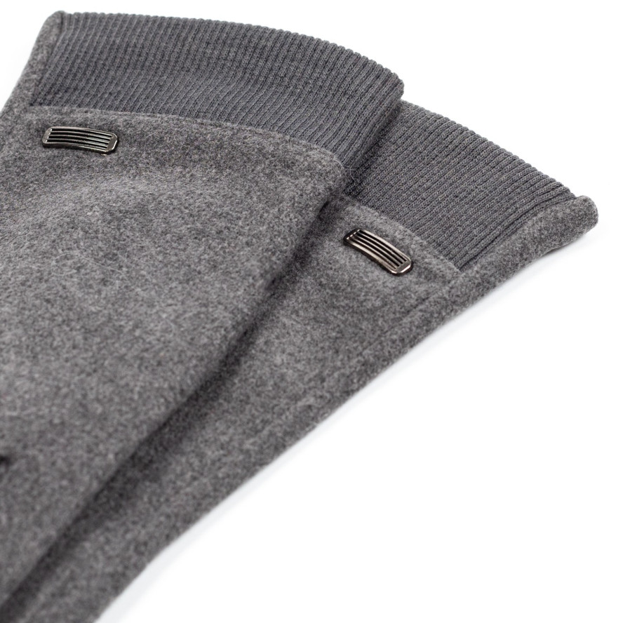 Рукавички Smart Touch жіночі екозамш сірі ЮКІ 602-489, фото 3