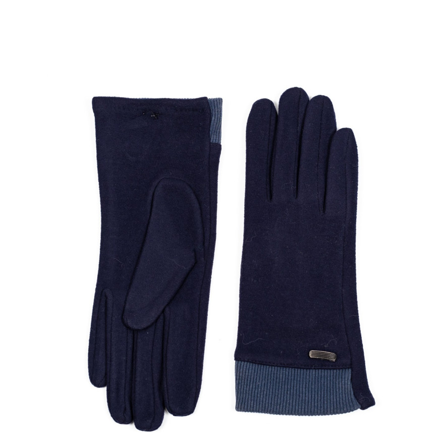 Рукавички Smart Touch жіночі екозамш сині ЮКІ 602-496, фото 2