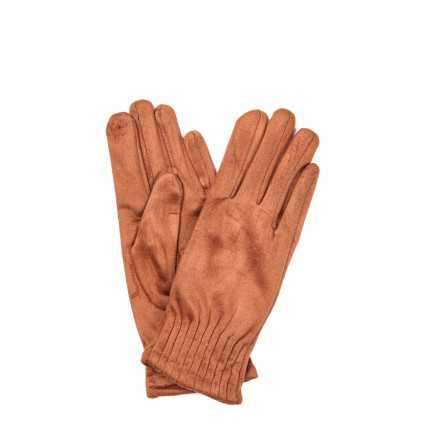 Рукавички Smart Touch жіночі екозамш помаранчеві КІАНА 924-840 Рукавички Smart Touch жіночі екозамш помаранчеві КІАНА 924-840