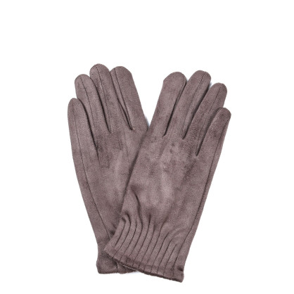 Рукавички Smart Touch жіночі екозамш коричневі КІАНА 924-857 Рукавички Smart Touch жіночі екозамш коричневі КІАНА 924-857