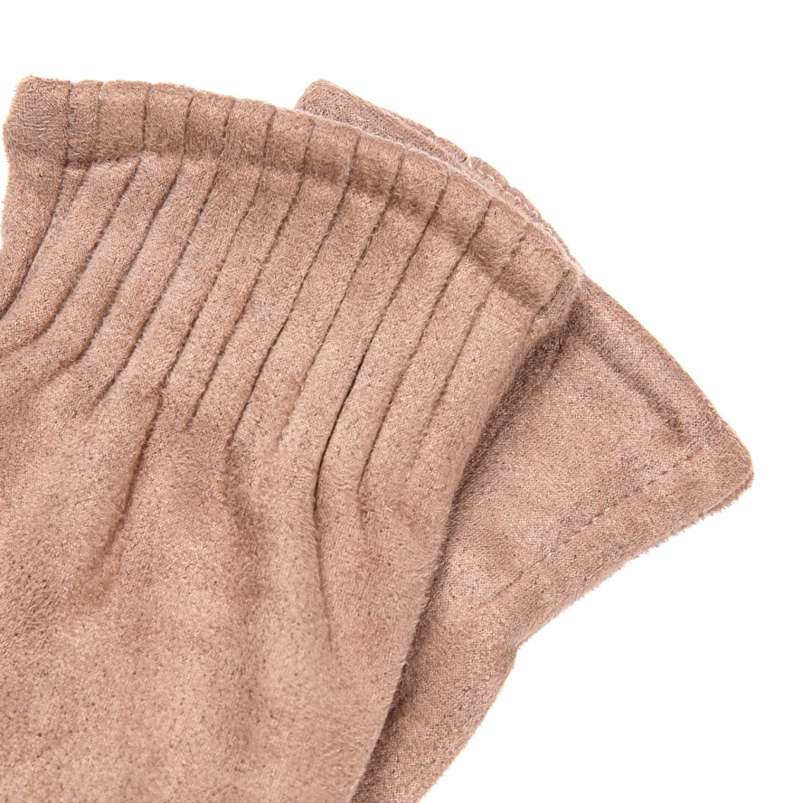 Перчатки Smart Touch женские экозамш бежевые КИАНА 924-888, фото 3