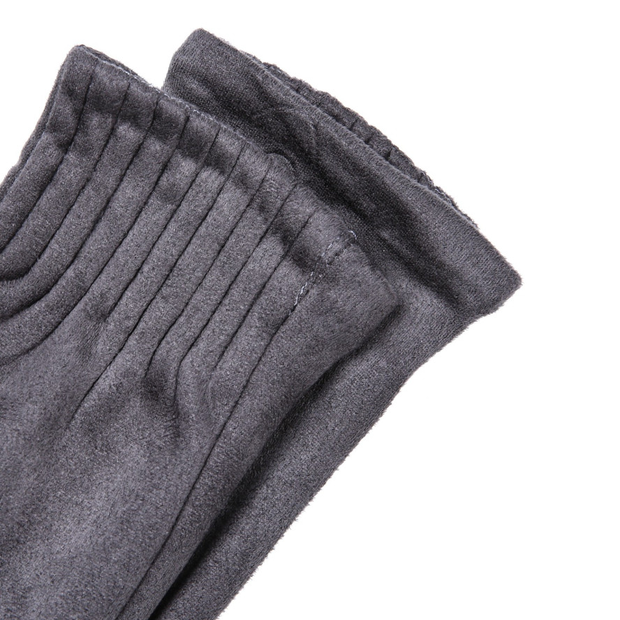 Рукавички Smart Touch жіночі екозамш сірі КІАНА 924-895, фото 3