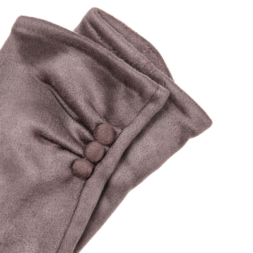 Перчатки Smart Touch женские экозамш коричневые ЖУАНА 925-021, фото 3