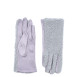 Рукавички Smart Touch жіночі баранчик / екозамш сірі АСОЛЬ 925-199, фото 2