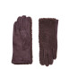 Рукавички Smart Touch жіночі баранчик / екозамш коричневі АСОЛЬ 925-205, фото 2