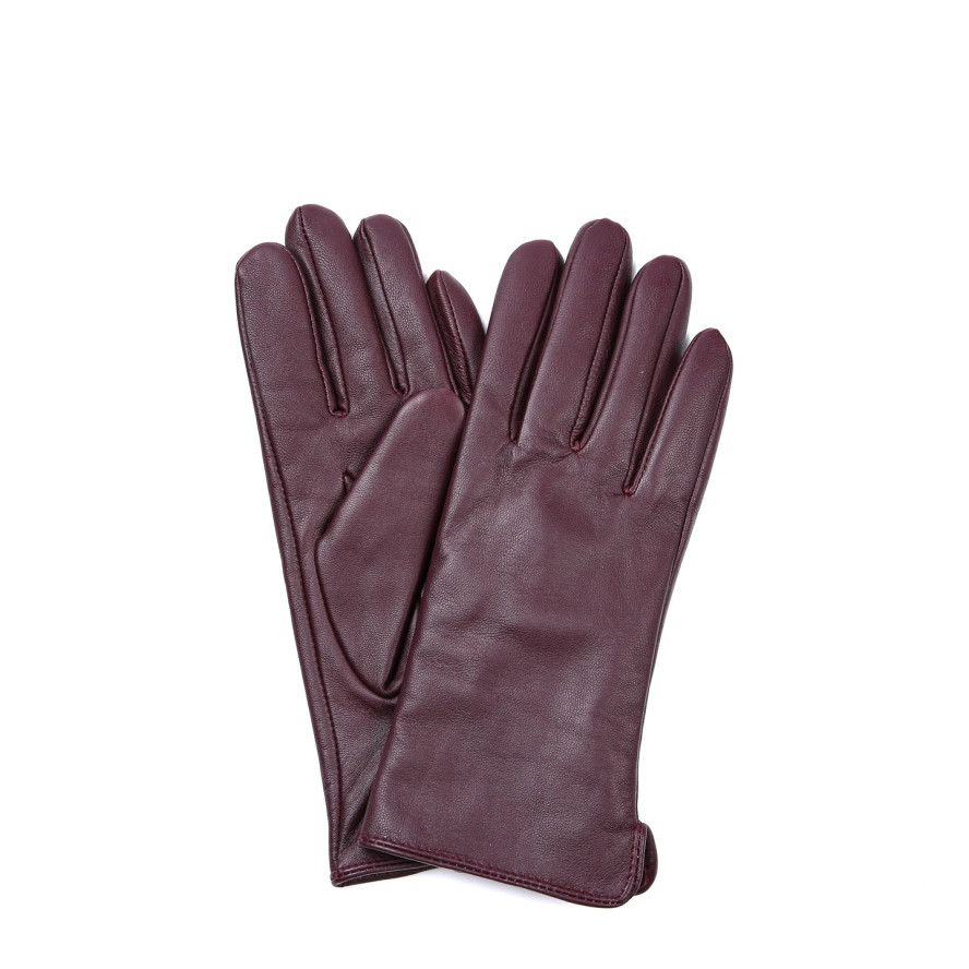 Рукавички жіночі шкіра бордові МАРШИ 928-251, фото 1