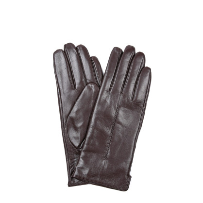 Рукавички жіночі шкіра коричневі ТІФАНІ 929-067