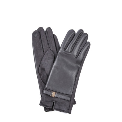 Рукавички Smart Touch жіночі комбіновані сірі БЕРНАРА 929-388 Рукавички Smart Touch жіночі комбіновані сірі БЕРНАРА 929-388