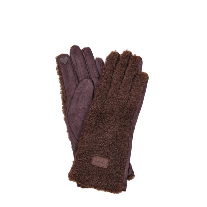 Рукавички Smart Touch жіночі баранчик / екозамш коричневі АСОЛЬ-2 929-401 Рукавички Smart Touch жіночі баранчик / екозамш коричневі АСОЛЬ-2 929-401