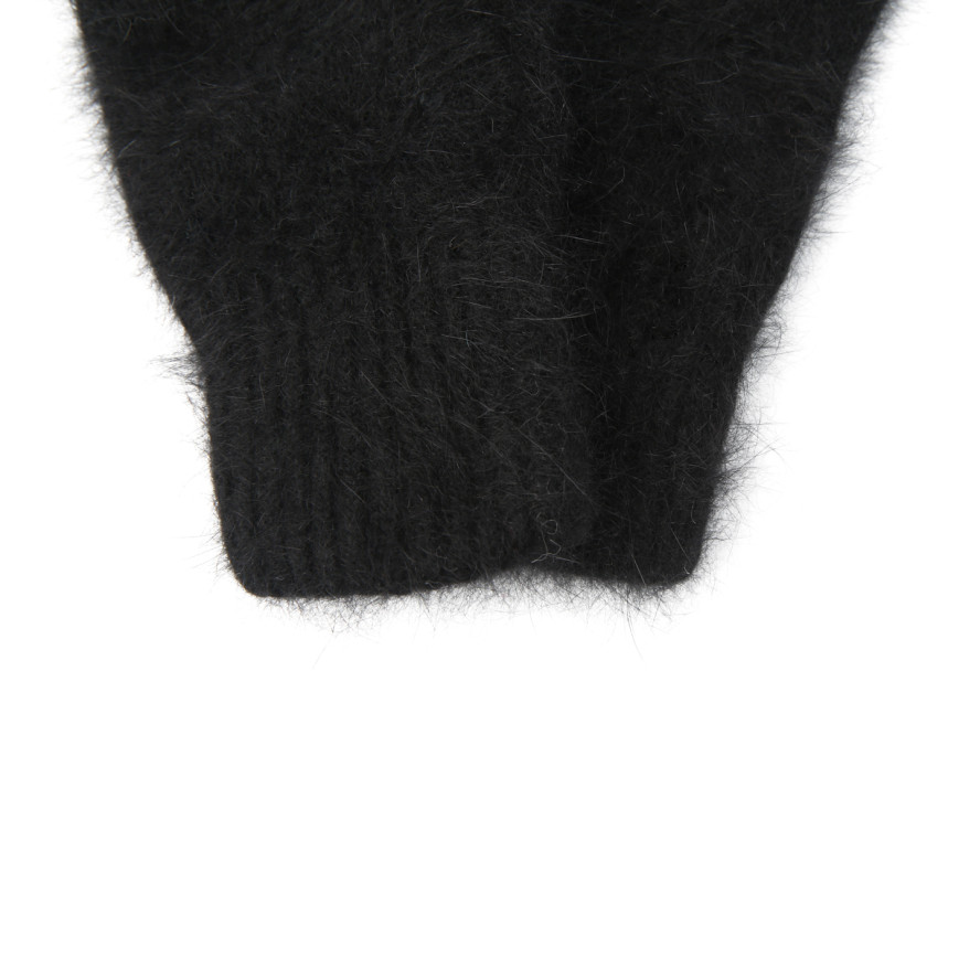 Варежки женские ангора черные FIONA 342-690, фото 3