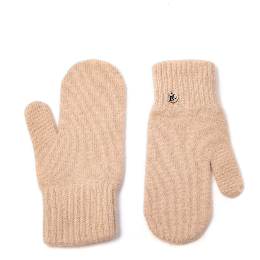 Рукавиці жіночі ангора бежеві GERA 237-506, фото 2