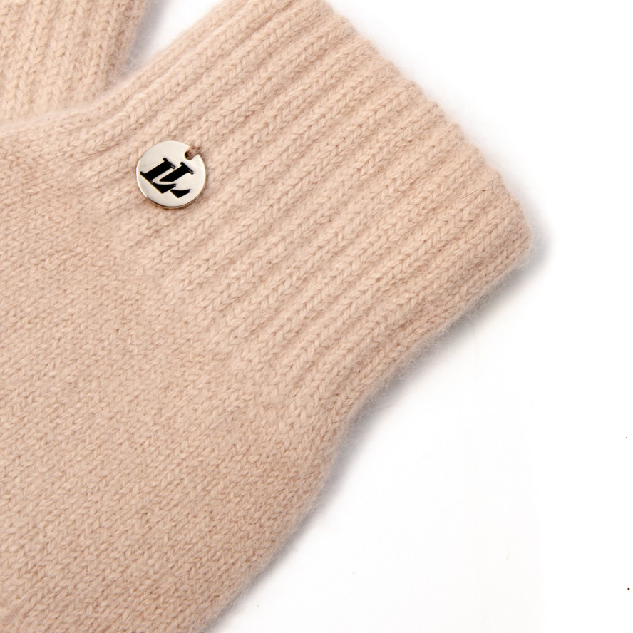 Рукавиці жіночі ангора бежеві GERA 237-506, фото 3