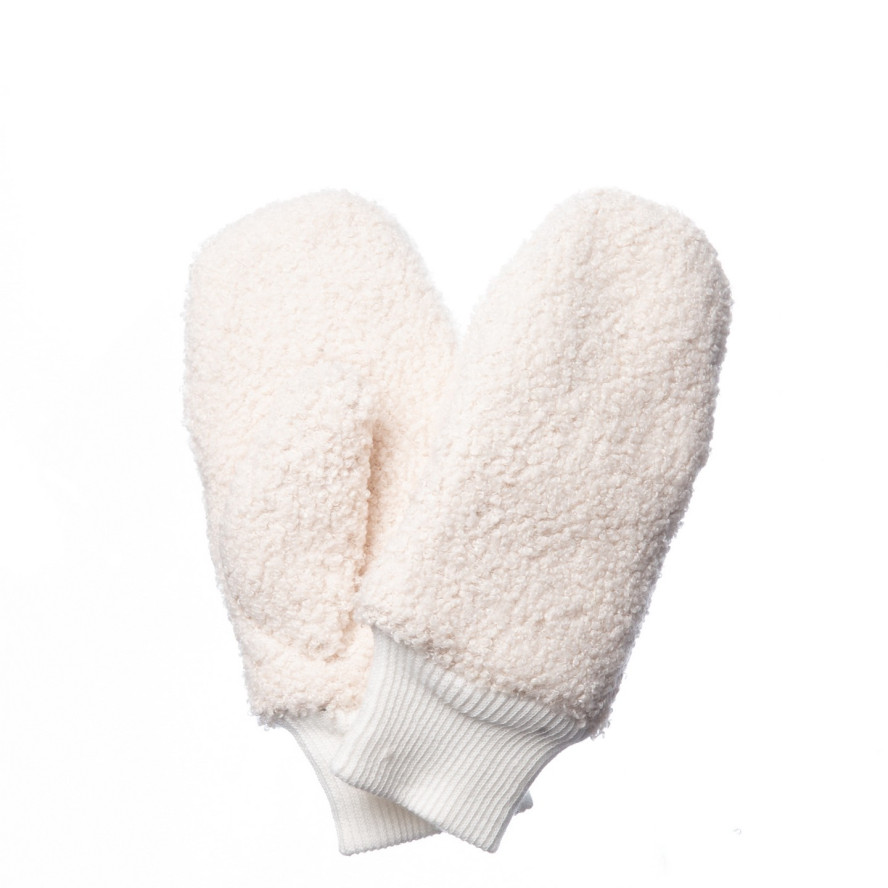 Рукавиці жіночі штучне хутро каракуль білі ХАРВІ 238-527, фото 1