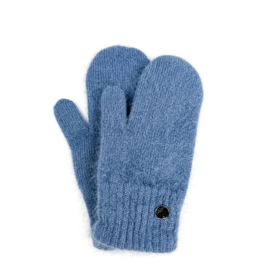 Рукавиці жіночі ангора сині FIONA 258-501, фото 1