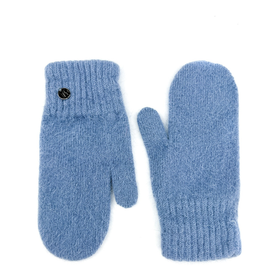 Рукавиці жіночі ангора сині FIONA 258-501, фото 2