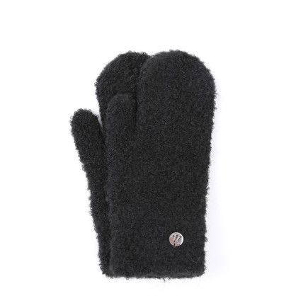 Рукавиці жіночі вовна чорні ХАСА 575-486