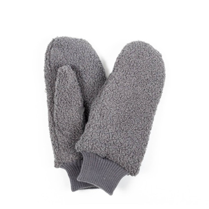 Рукавиці жіночі штучне хутро каракуль сірі ХАРВІ 585-225