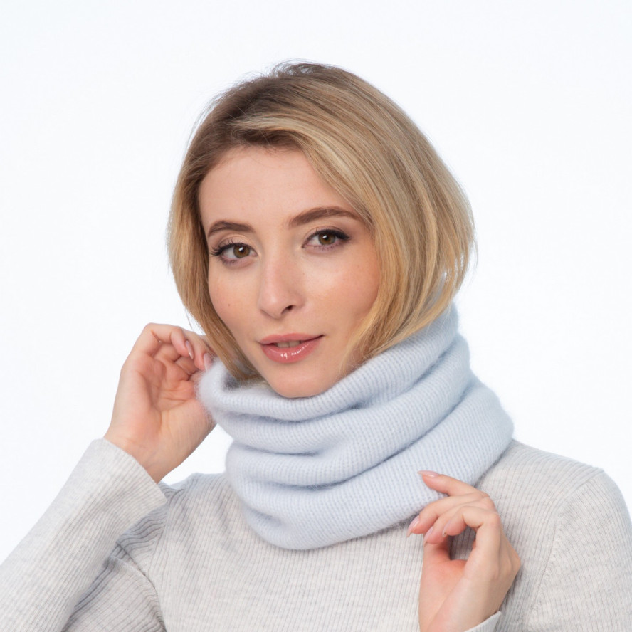 Баф жіночий ангора блакитний AMBER 225-541, фото 3