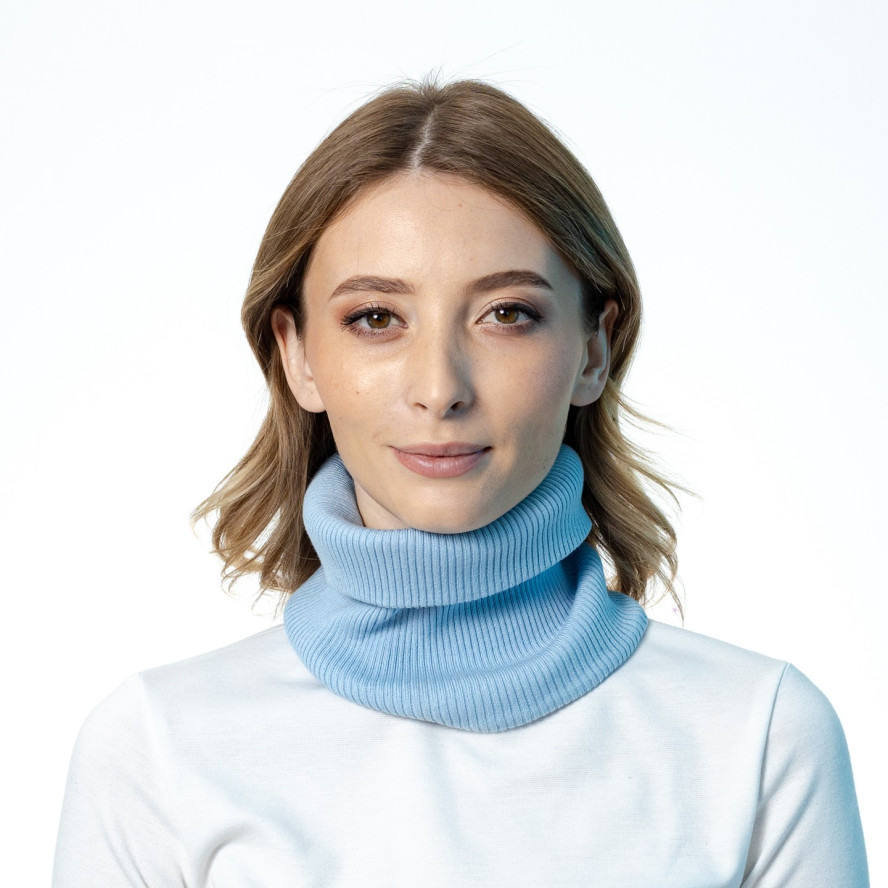 Баф жіночий бавовна блакитний EDISON 573-901, фото 4