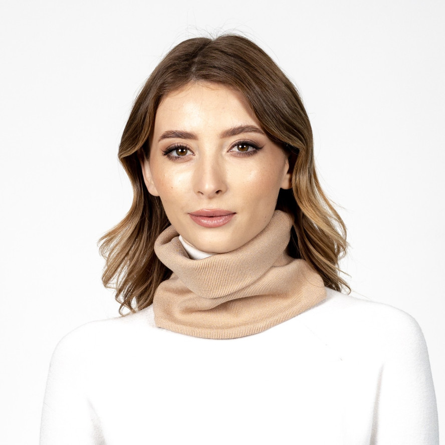 Баф жіночий віскоза бежевий ESTER 586-161, фото 4