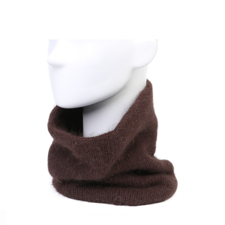 Баф жіночий ангора коричневий AMBER 843-523, фото 1