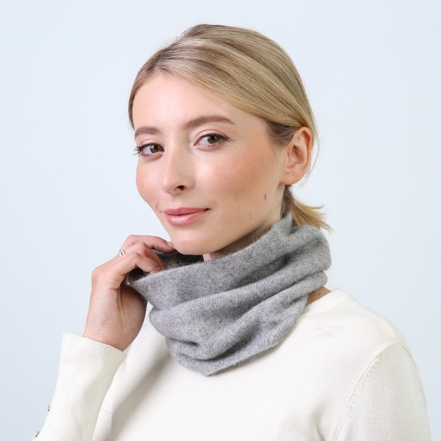 Бафф женский ангора серый SHARON 844-070, фото 3