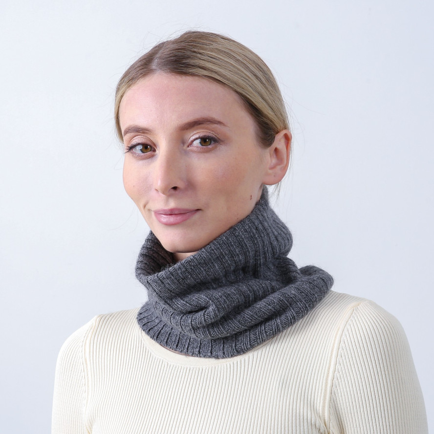 Баф жіночий вовна сірий МЕЙС 923-898, фото 3