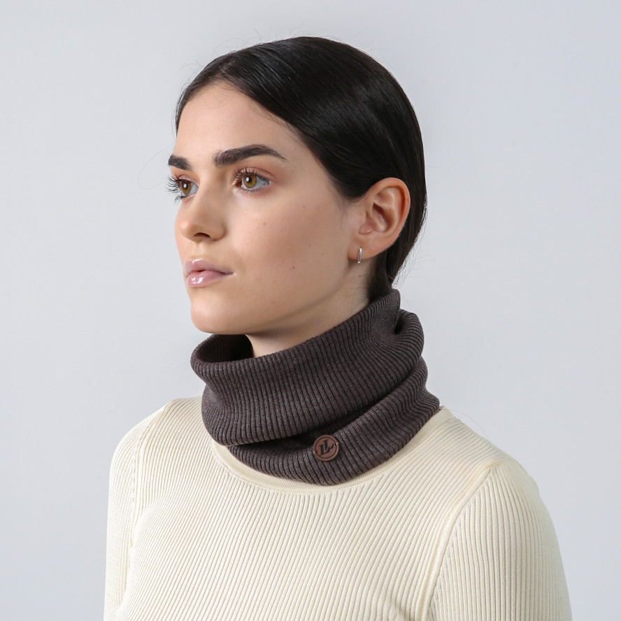 Бафф женский хлопок коричневый EDISON 953-673, фото 3