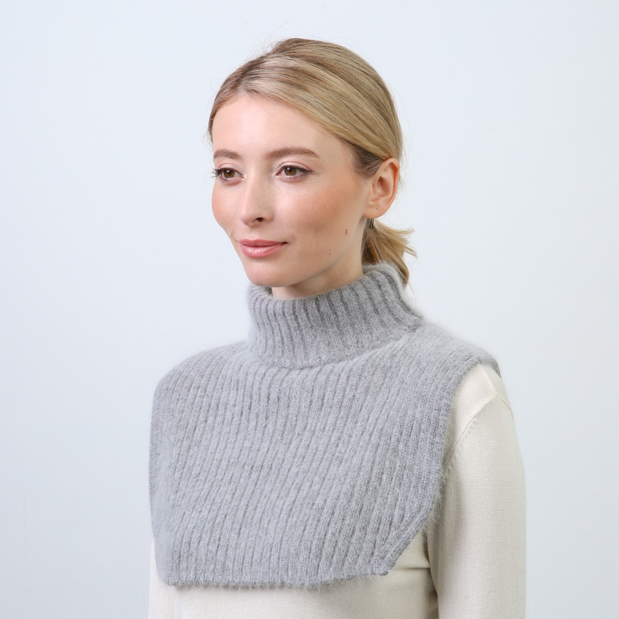 Манішка женская віскоза з ангорою сіра бежева ДАНИДИН 863-675, фото 3