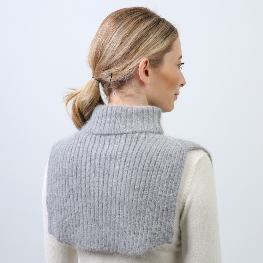 Манішка женская віскоза з ангорою сіра бежева ДАНИДИН 863-675, фото 4