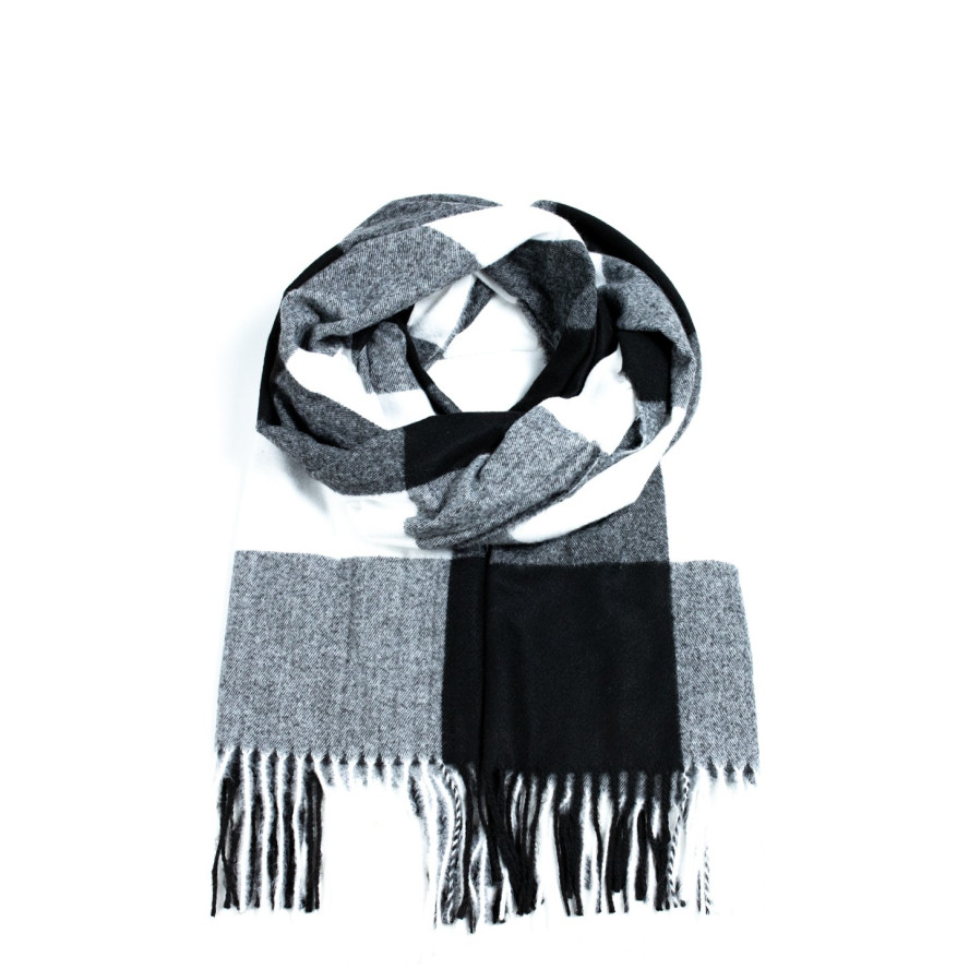 Палантин чоловічий клітинка вовна JACKSON 335-037, фото 1