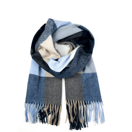 Палантин чоловічий клітинка вовна JACKSON 349-423 Палантин чоловічий клітинка вовна JACKSON 349-423