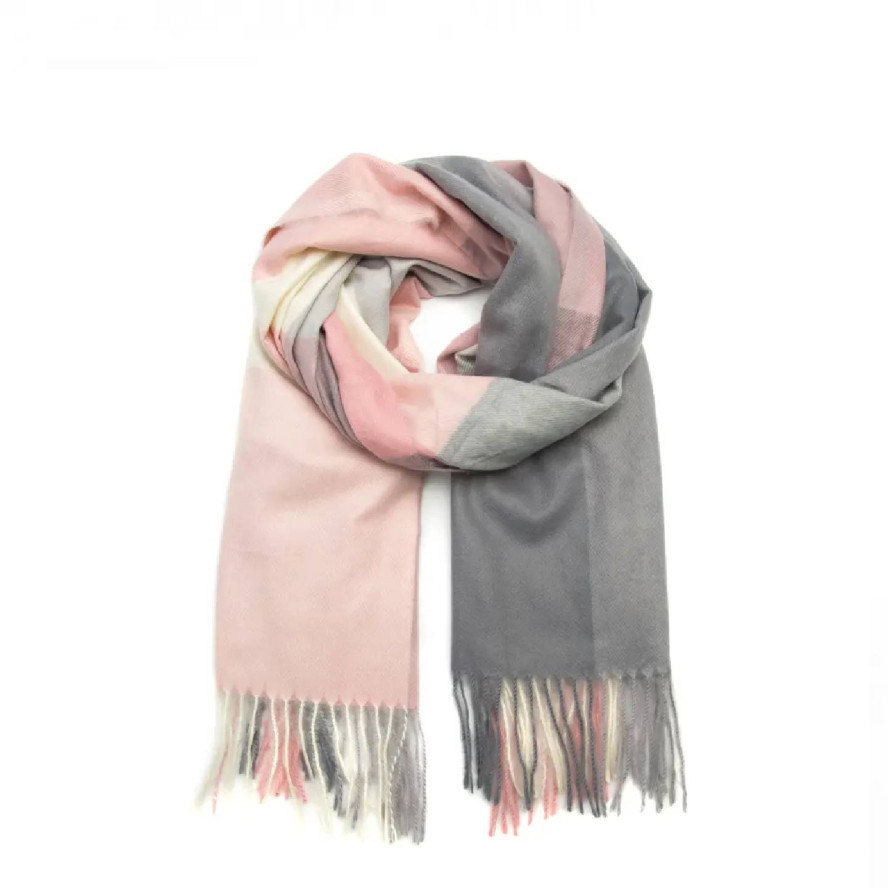 Палантин жіночий клітка вовна JACKSON 446-115, фото 1