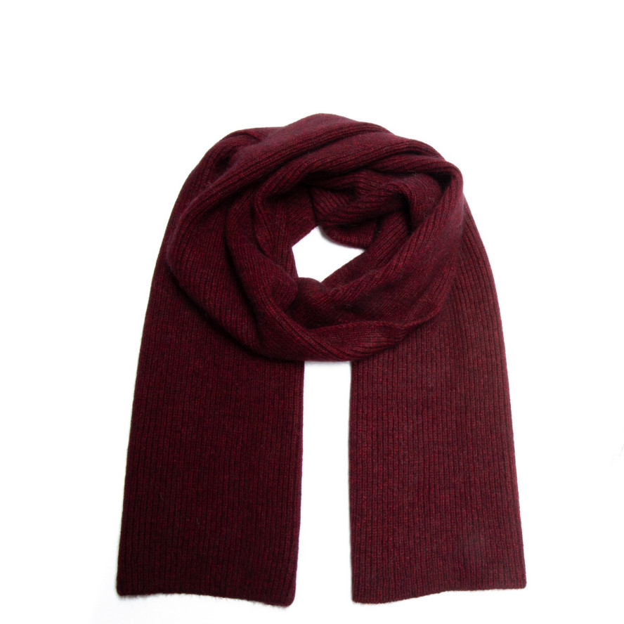 Шарф жіночий однотонний ангора бордовий HENRY 898-044, фото 1